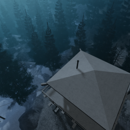 Snowy Cabin