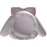 ♡ : Kawaii pink melody hood w/ ribbon (FREE)