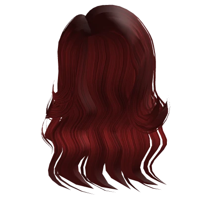 Glamorous Model hair in Red Roblox item thumbnail