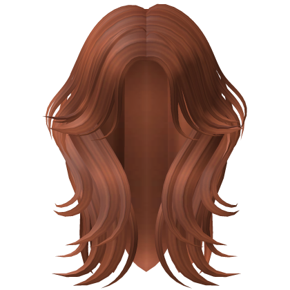 Popstar Messy Girl Hair (Ginger) Roblox item