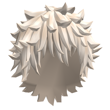 blonde fluffy emo hair