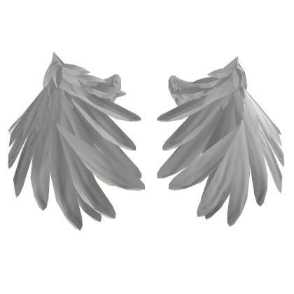 White Angelic Angel Wings On Waist