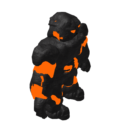 Lava Golem Fiery Earth Magma Rock Monster