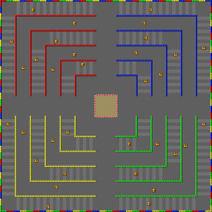 Super Mario Kart - Battle Course 4 Roblox decal