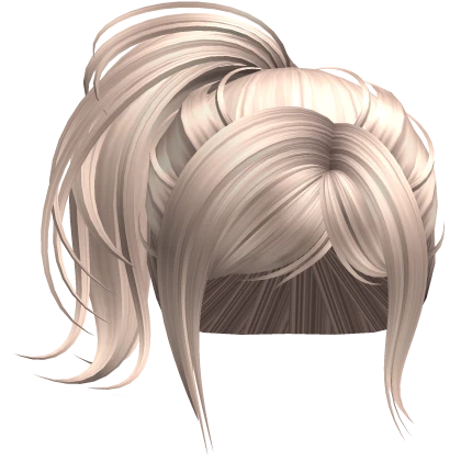 High Gyaru Small Ponytail (Platinum) | Roblox Item - Rolimon's