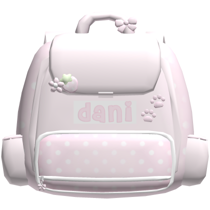 ︵ dani pink backpack ♡︎ ˚ .