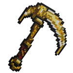 Golden Pickaxe 8BIT