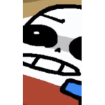 The blue sans