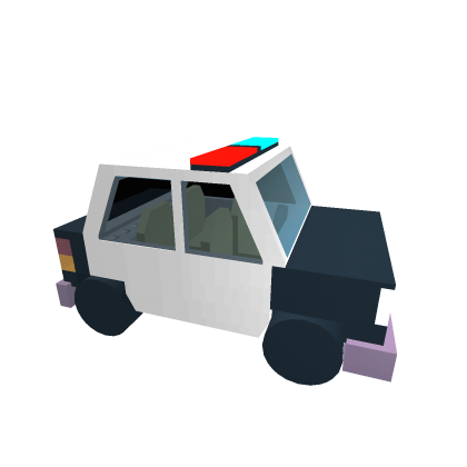 Epic old Roblox Police car