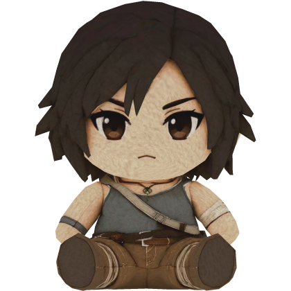 Lara Croft Plushie (Waist L) Roblox item