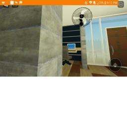 MODERN HOUSE WITH FAN icon