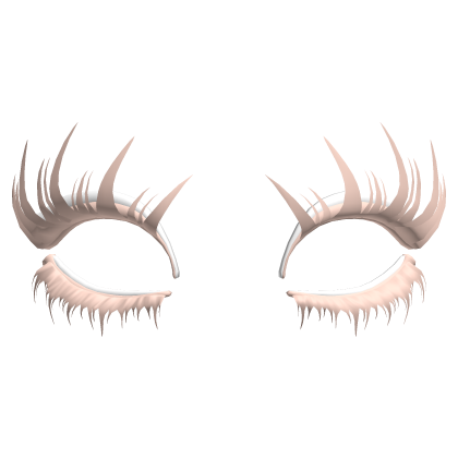moe lashes (blonde) ⊹ Roblox item