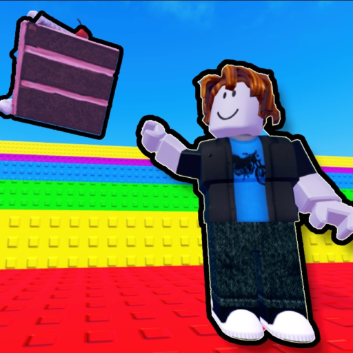 Climb 2047 Stairs For Cake 🎂 official Roblox game thumbnail