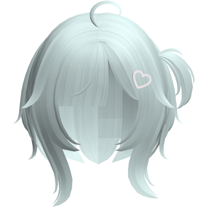 teal cutecore tween doll uneven bob