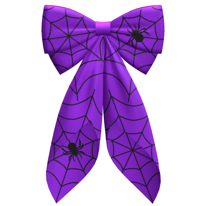Halloween Purple Hair Bow 🎃