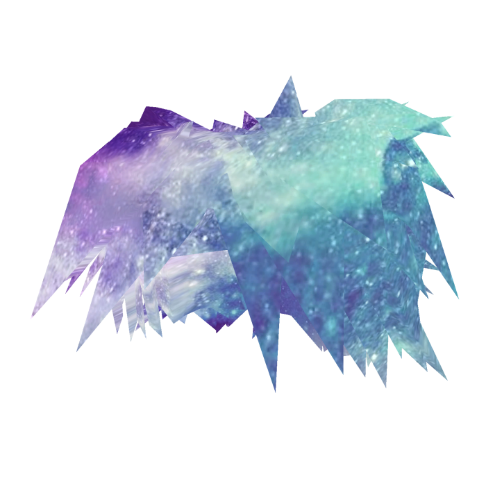 Nebula Galaxy Scene Hair