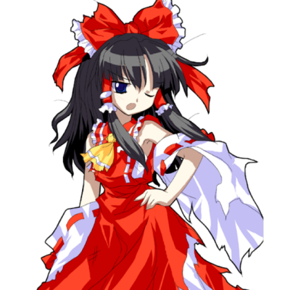 Reimu Art - Defeated Roblox decal