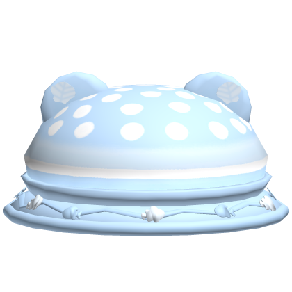 Blue Tropical Seashell Summer Cool Fish Hat