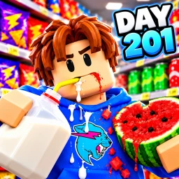  EAT THE WHOLE SUPERMARKET TO WIN 1 $MILLION!  🛒 icon