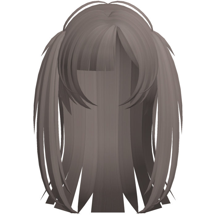 emo vkei moe vamp long choppy hair ash brown