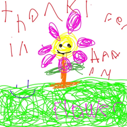 children drawing Roblox decal
