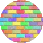 Rainbow Brick Wall Skin