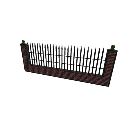 brick fence