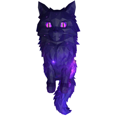 Purple Cat Shoulder Pet 💜 (Cosmic gaze) Roblox item