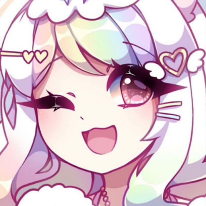 Kawaii anime girl | Pastel | Rainbow | Kawaii girl Roblox decal