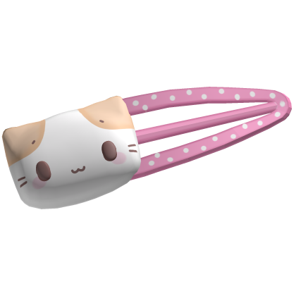 masyumaro kawaii neko hairclip pink