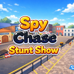 Spy chase stunt show