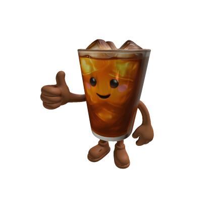 Glossy Iced Tea Glass Character