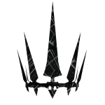 Black  Spiked Crown