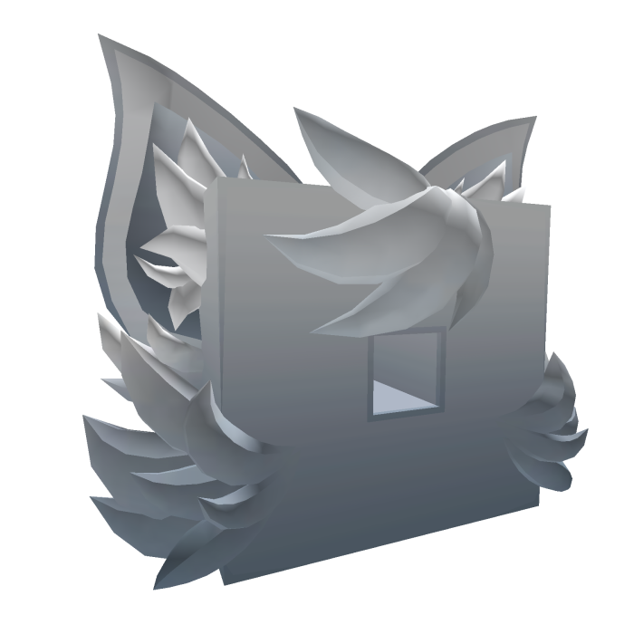 Neko blocky head - Grey