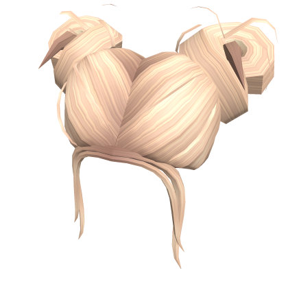 Blonde Trendy Messy Buns Roblox item