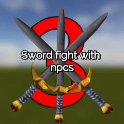sword fight with npc's 3 (Ice cave update !)🗺 icon