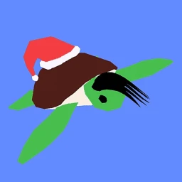 emo christmas turtles icon