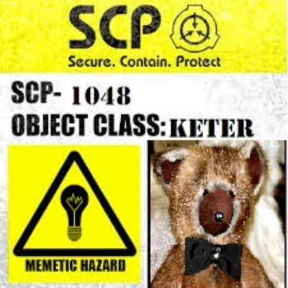 SCP 1048 label