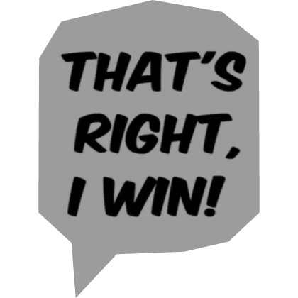 Light Yagami - THAT'S RIGHT, I WIN! | Death Note Roblox item