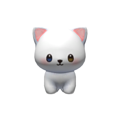 White Cat Pet (Cute & Chibi)