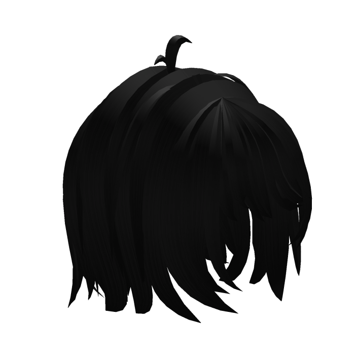 cute black wispy anime hair O.o 