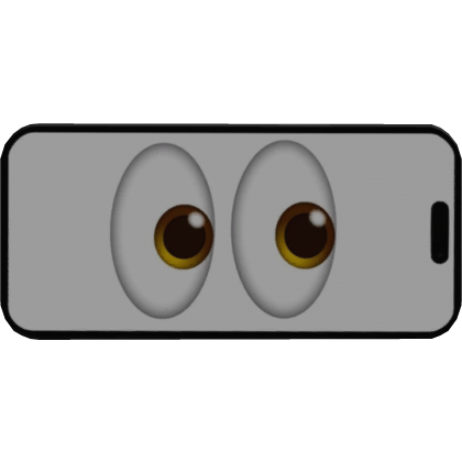 observing eyes phone face cover