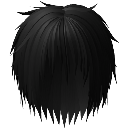 Black Gothic Messy Edgelord Emo Boy Hair Vkei 34.