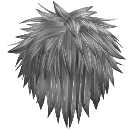 Silver Spiky Messy Scene Emo Hair 29. 