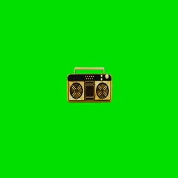 Test a boombox in a green screen room! icon
