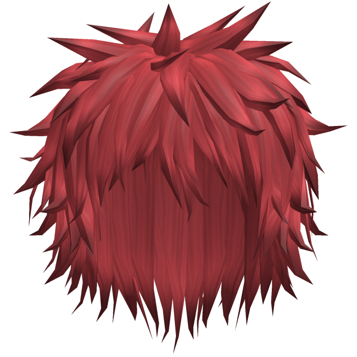 red emo hair
