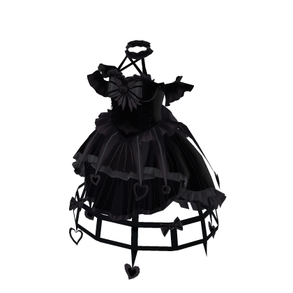 Kuromi Gothic Dress • Black thumbnail