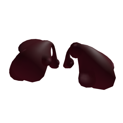 Dark red slime bee antennae GooBe