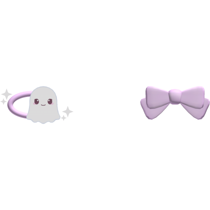 cute pastel halloween ghost clips