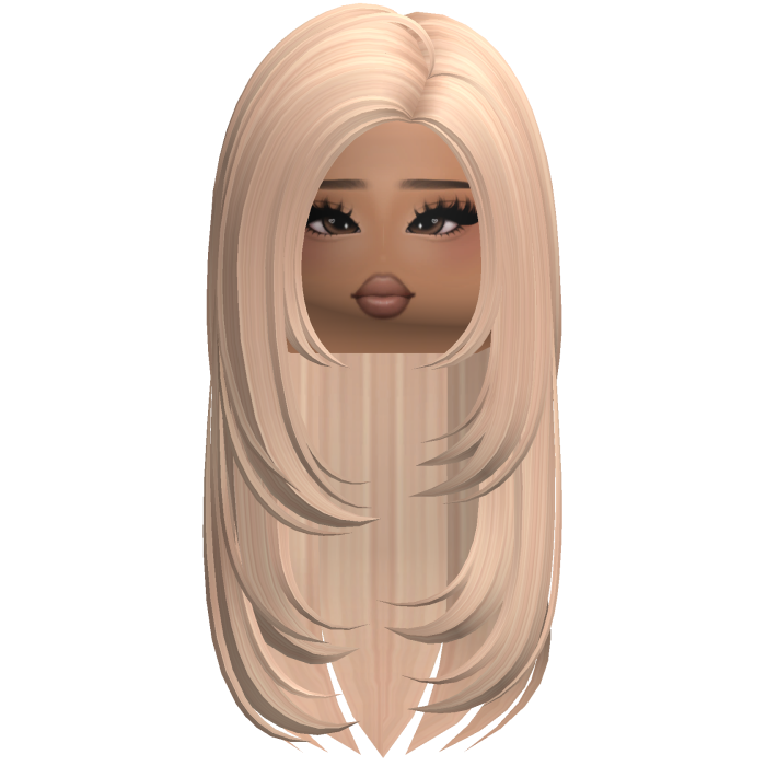 Wispy Layered Long Hair Girl (Blonde)